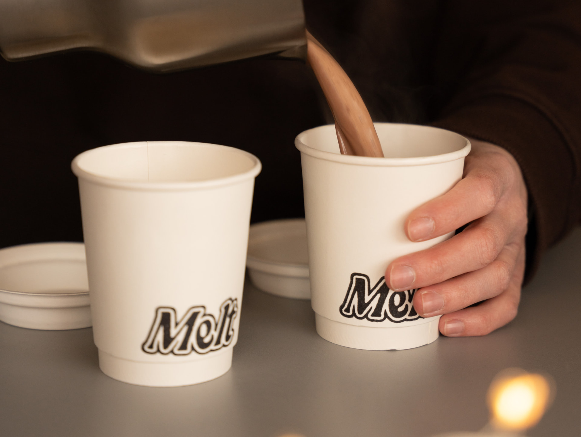 Two Cups at the Counter
